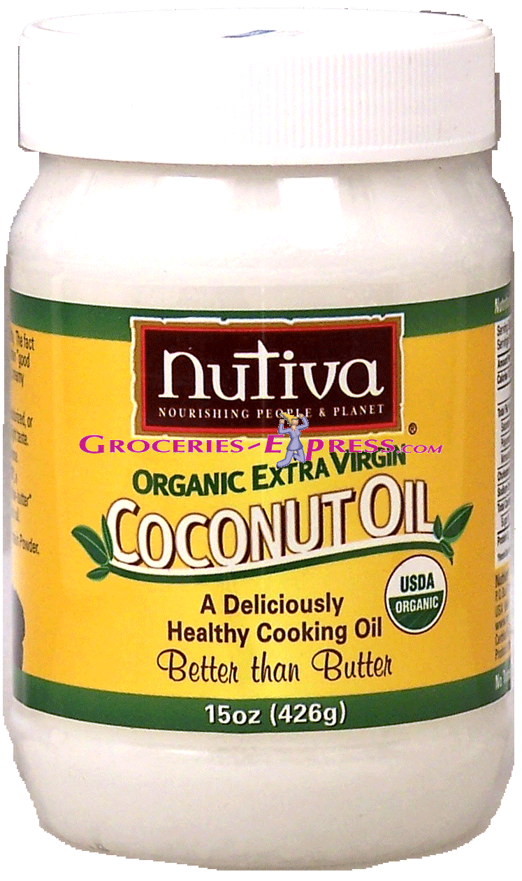 Nutiva  coconut oil, organic extra virgin Full-Size Picture